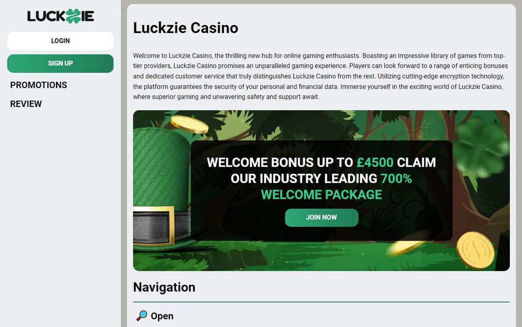 Luckzie Online Casino